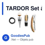 TARDOR Set à vin en bambou - Miniature 3