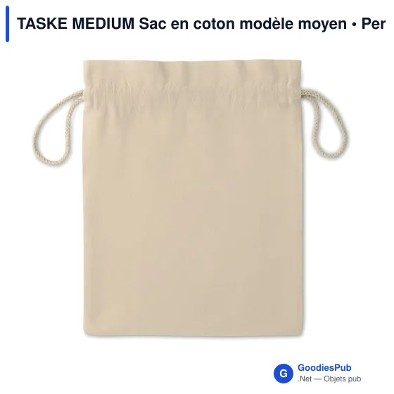 TASKE MEDIUM Sac en coton modèle moyen - Image 2