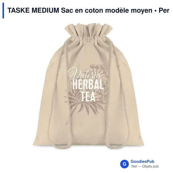 TASKE MEDIUM Sac en coton modèle moyen - Image 3