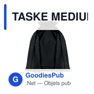 TASKE MEDIUM Sac en coton modèle moyen - Miniature 1