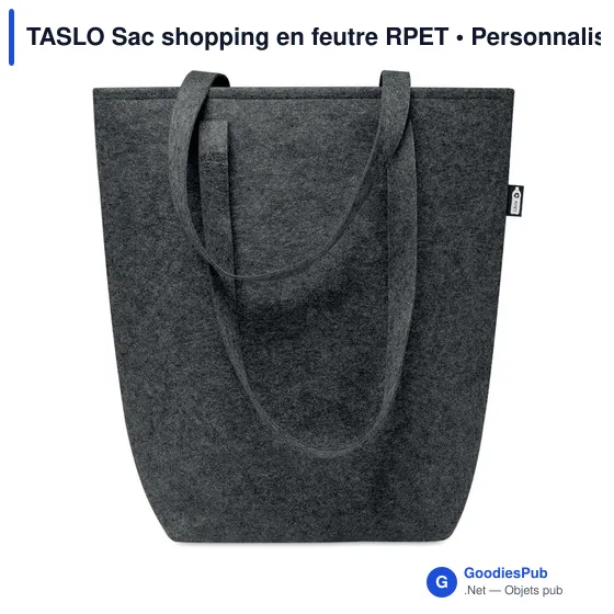 TASLO Sac shopping en feutre RPET - Image 7