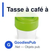Tasse à café à couvercle personnalisable en Bio PE 240 ml avec logo - Hot-but-cool - Miniature 4