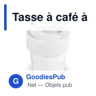 Tasse à café à couvercle personnalisable en Bio PE 240 ml avec logo - Hot-but-cool - Miniature 5