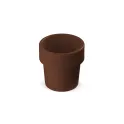 Variante Marron - Tasse à café réutilisable personnalisable en Bio PE 240 ml avec logo - Hot-but-cool