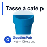 Tasse à café personnalisable en Bio PE et graines de basilic avec logo - Hot-but-cool - Miniature 2