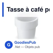 Tasse à café personnalisable en Bio PE et graines de basilic avec logo - Hot-but-cool - Miniature 7
