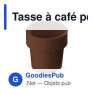 Tasse à café personnalisable en Bio PE et graines de fraisier avec logo - Hot-but-cool - Miniature 3