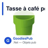 Tasse à café personnalisable en Bio PE et graines de fraisier avec logo - Hot-but-cool - Miniature 6