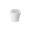 Variante Blanc - Tasse à café personnalisable en Bio PE et graines de fraisier avec logo - Hot-but-cool