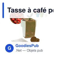 Tasse à café personnalisable Bio PE et graines de tomate cerise avec logo - Hot-but-cool - Miniature 1