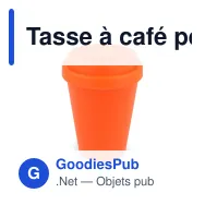Tasse à café personnalisable en PP recyclé 250 ml avec logo - Couleurs unies - Miniature 7