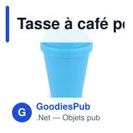 Tasse à café personnalisable en PP recyclé 250 ml avec logo - Couleurs unies - Miniature 9
