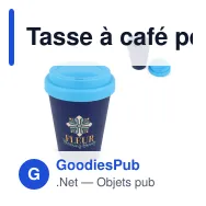 Tasse à café personnalisable en PP recyclé 250 ml avec logo - Mix-and-Match - Miniature 1