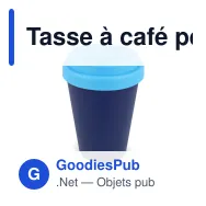 Tasse à café personnalisable en PP recyclé 250 ml avec logo - Mix-and-Match - Miniature 2