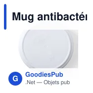 Mug antibactérien personnalisable avec logo pour entreprises - Miniature 5