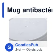 Mug antibactérien personnalisable avec logo pour entreprises - Miniature 6