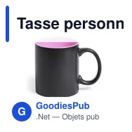 Tasse personnalisable en céramique avec logo - Tasse Bafy - Miniature 1