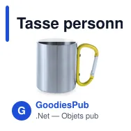 Tasse personnalisable en acier inoxydable avec logo - Tasse Bastic - Miniature 9