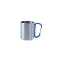 Variante bleu - Tasse personnalisable en acier inoxydable avec logo - Tasse Bastic