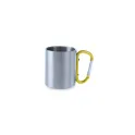 Variante jaune - Tasse personnalisable en acier inoxydable avec logo - Tasse Bastic