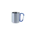 Variante bleu - Tasse personnalisable en acier inoxydable avec logo - Tasse Bastic