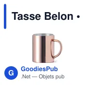 Tasse Belon - Miniature 1