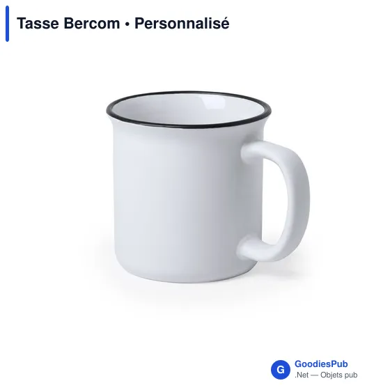 Mug personnalisable en céramique avec logo - Tasse Bercom - Image 2