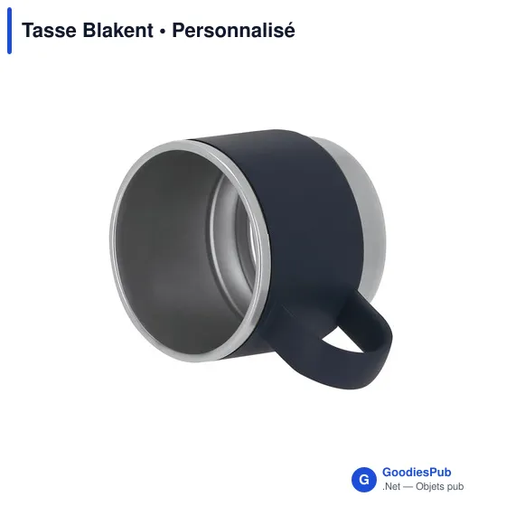 Tasse personnalisable en acier inoxydable recyclé avec logo - Blakent - Image 12