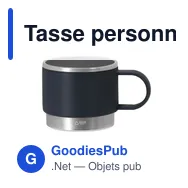 Tasse personnalisable en acier inoxydable recyclé avec logo - Blakent - Miniature 9