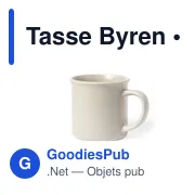 Mug personnalisable avec logo pour entreprises - Byren - Miniature 1