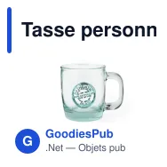 Tasse personnalisable en verre recyclé avec logo - Tasse Chantir - Miniature 2