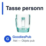 Tasse personnalisable en verre recyclé avec logo - Tasse Chantir - Miniature 3