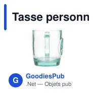 Tasse personnalisable en verre recyclé avec logo - Tasse Chantir - Miniature 4