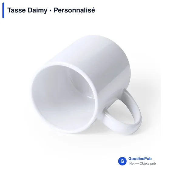 Tasse en céramique personnalisable avec logo - Tasse Daimy - Image 3