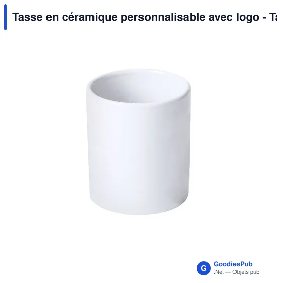 Tasse en céramique personnalisable avec logo - Tasse Daimy - Image 4