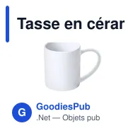 Tasse en céramique personnalisable avec logo - Tasse Daimy - Miniature 5