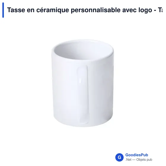 Tasse en céramique personnalisable avec logo - Tasse Daimy - Image 6