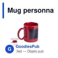 Mug personnalisable avec logo pour entreprises - Tasse Dariel - Miniature 1