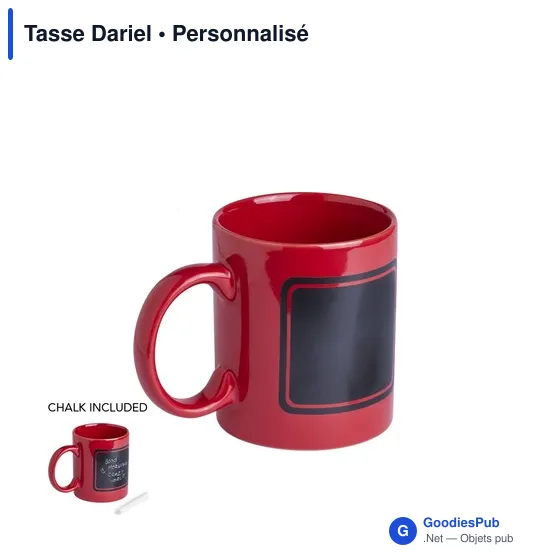 Mug personnalisable avec logo pour entreprises - Tasse Dariel - Image 1