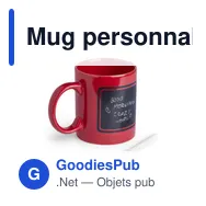 Mug personnalisable avec logo pour entreprises - Tasse Dariel - Miniature 2