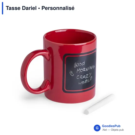 Mug personnalisable avec logo pour entreprises - Tasse Dariel - Image 2