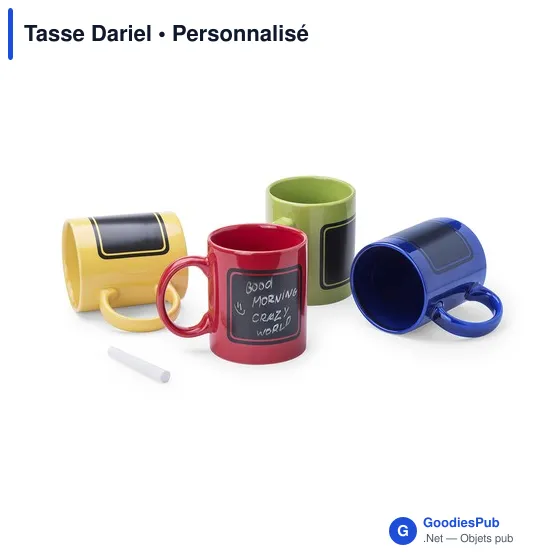 Mug personnalisable avec logo pour entreprises - Tasse Dariel - Image 3