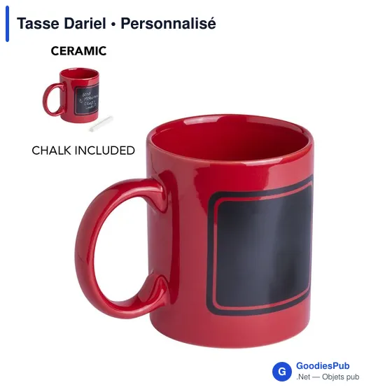 Mug personnalisable avec logo pour entreprises - Tasse Dariel - Image 4