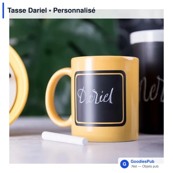 Mug personnalisable avec logo pour entreprises - Tasse Dariel - Image 5