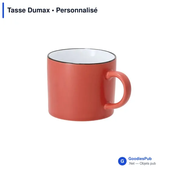 Tasse personnalisable en céramique Dumax avec logo - Image 11