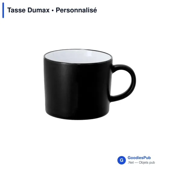 Tasse personnalisable en céramique Dumax avec logo - Image 5