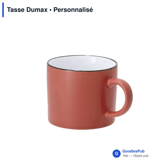 Tasse personnalisable en céramique Dumax avec logo - Image 10