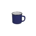 Variante Bleu - Tasse personnalisable en céramique style émail 280 ml avec logo