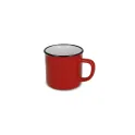 Variante Rouge - Tasse personnalisable en céramique style émail 280 ml avec logo
