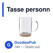 Tasse personnalisable Hindras avec logo en verre borosilicate - Miniature 7